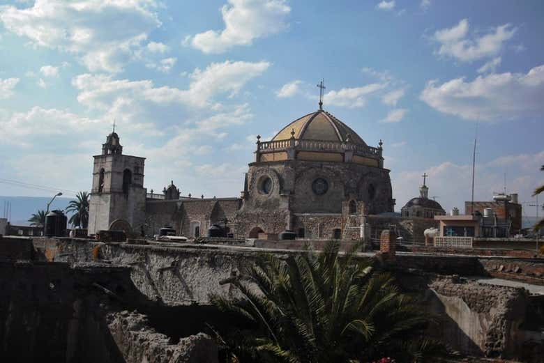 Contemplando os monumentos de Calvillo 