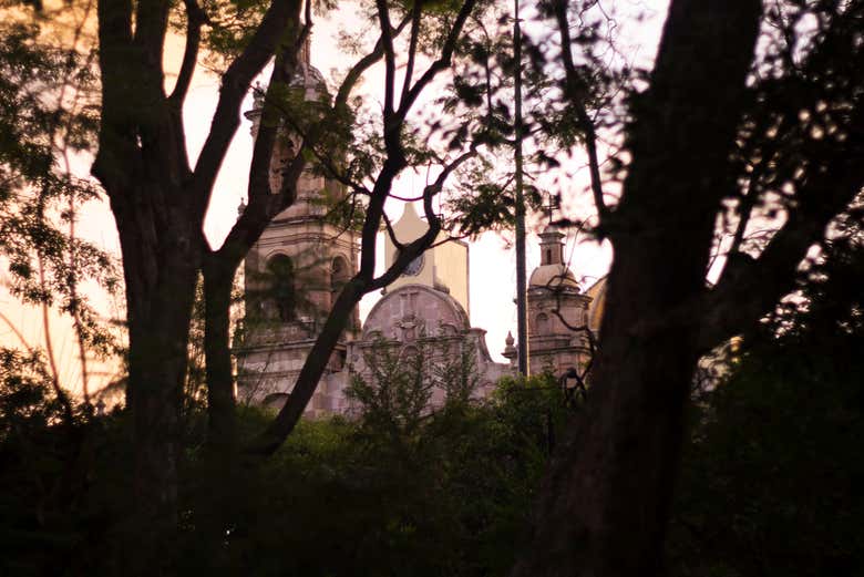 Templo de San Marcos al atardecer