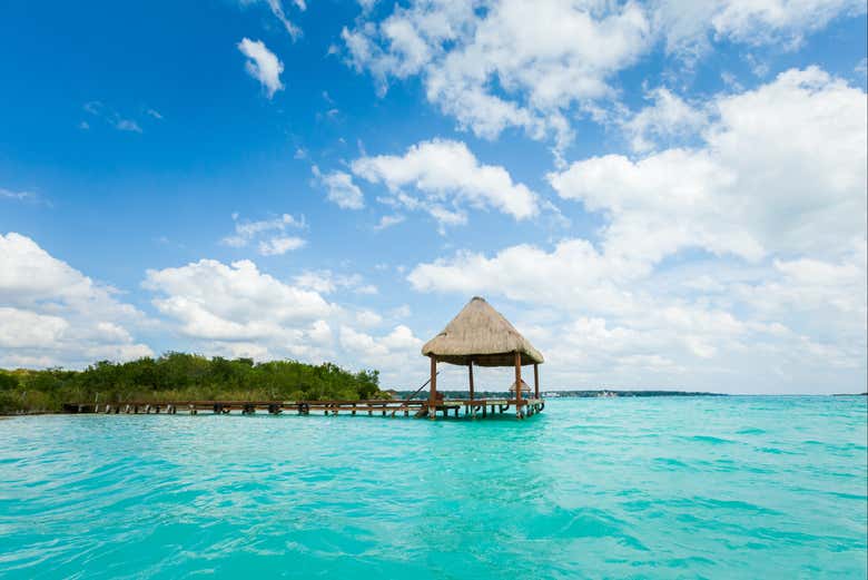Contemplaréis las diferentes tonalidades de la laguna