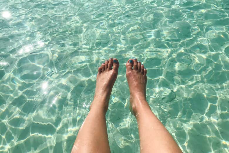 As águas cristalinas do Caribe mexicano