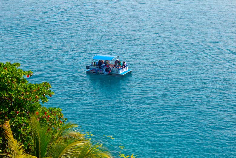 Paseo en lancha por la laguna Bacalar