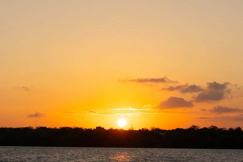 Vous verrez un magnifique coucher de soleil