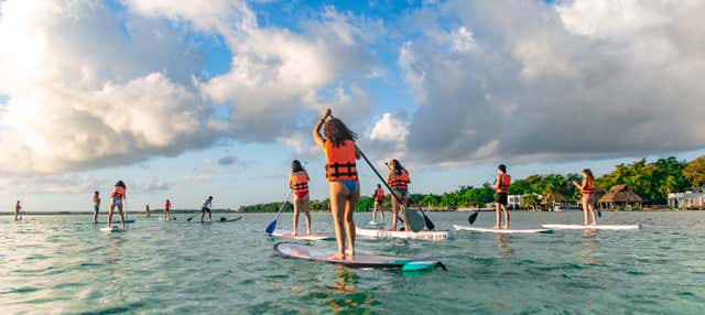 Paddle surf en la Laguna de Bacalar