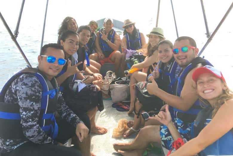 Balade en bateau jusqu'à isla de Enmedio