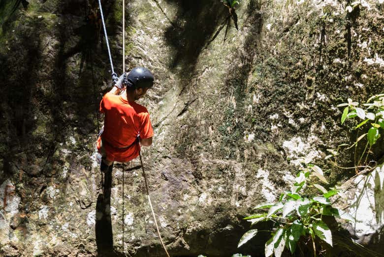 Discesa in corda doppia