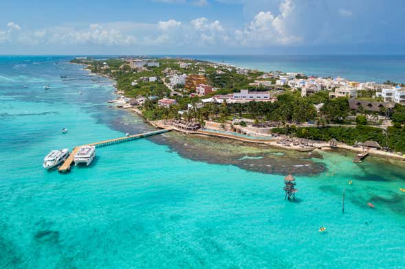 Excursão à Isla Mujeres de catamarã