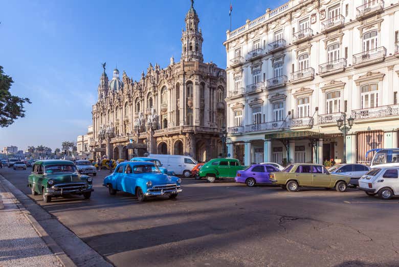 Take a ride in a classic Cuban car