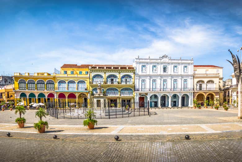 Immerse yourself in the charm of Plaza Vieja