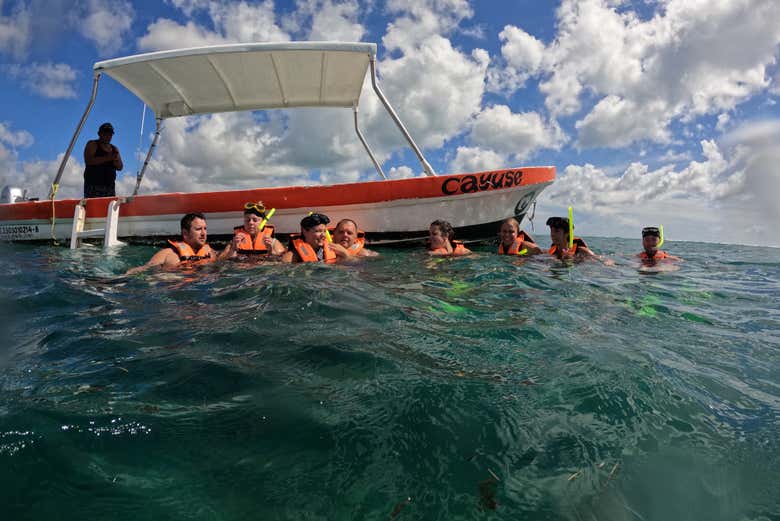 Snorkel at a great barrier reef