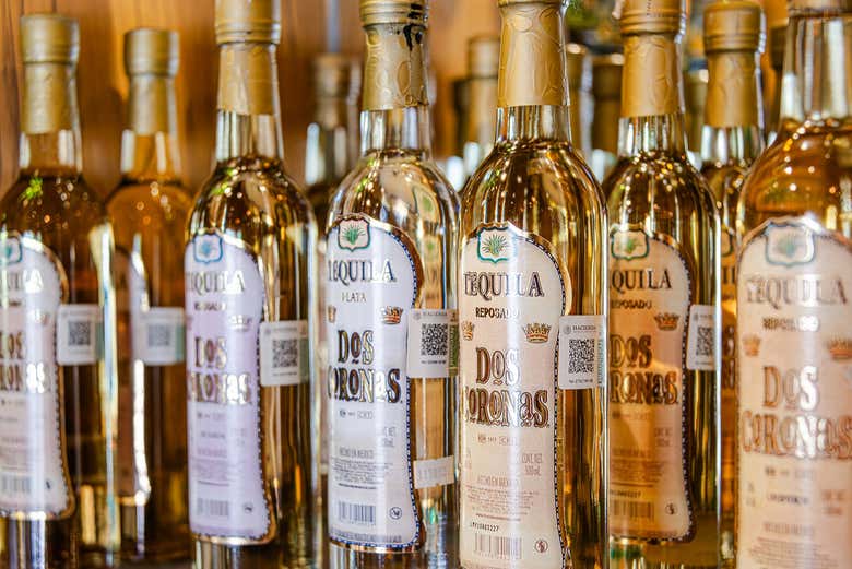 See different types of tequilas