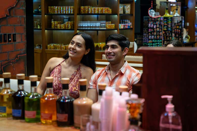 Listos para la degustación de tequila