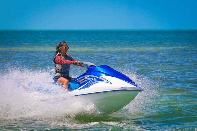 Jet ski em Cancún