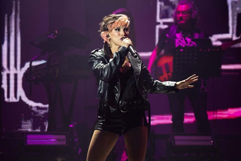 Pendant le spectacle MYST Euphoria