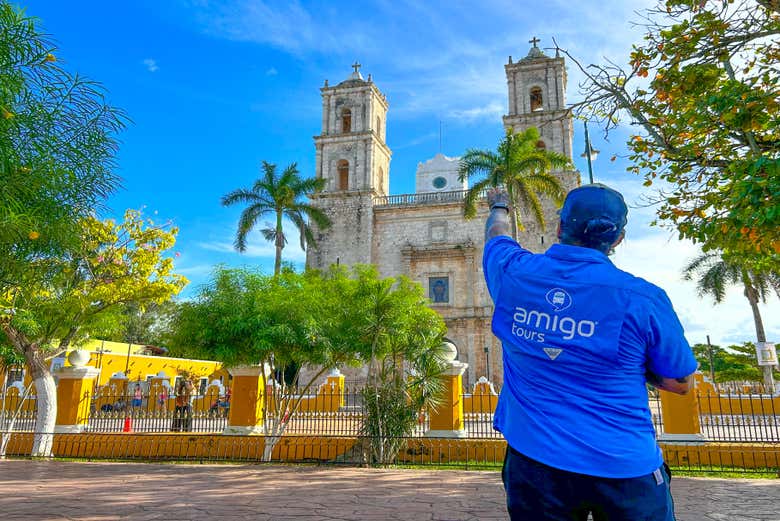 La guida durante il tour