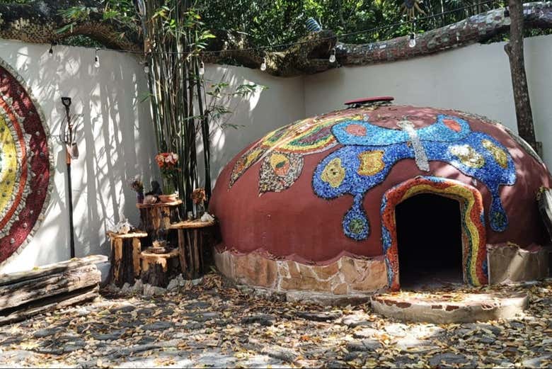 Il temazcal visto dall'esterno