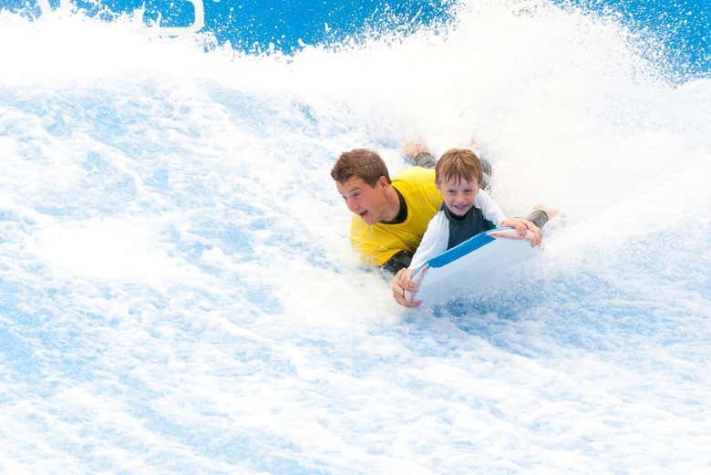 Flowriding en familia