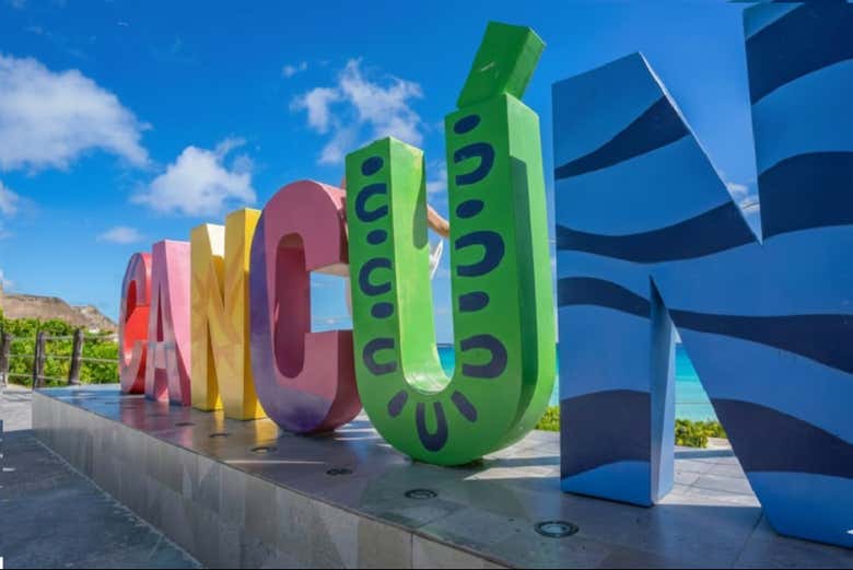 Podréis haceros fotos junto al famoso cartel de Cancún