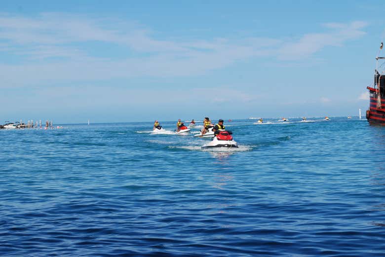Llegando al puerto