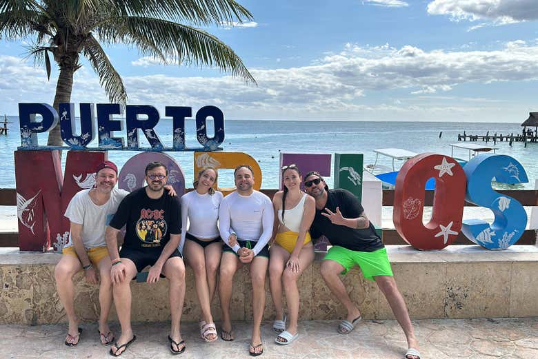 Foto ricordo a Puerto Morelos!