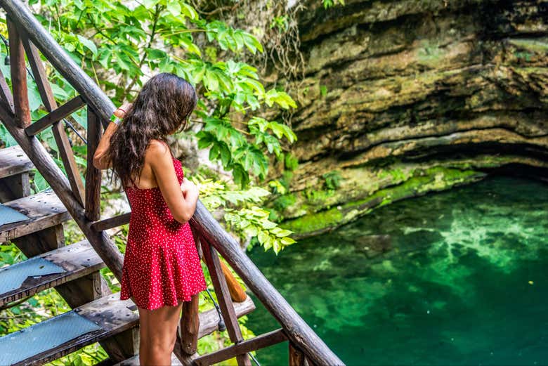 Conhecendo o cenote Saamal