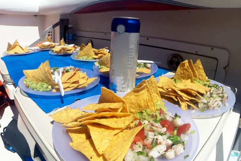 Almoço a bordo