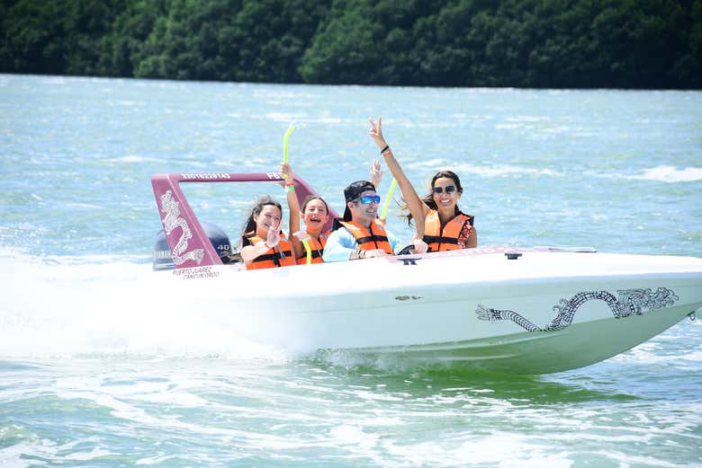 Navegando a toda velocidad hacia Puerto Maya