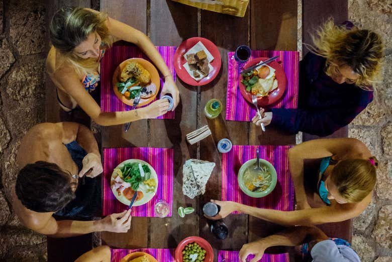 Picnic at the cenotes