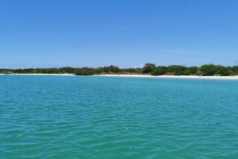 Spiaggia sulla costa dello Yucatán