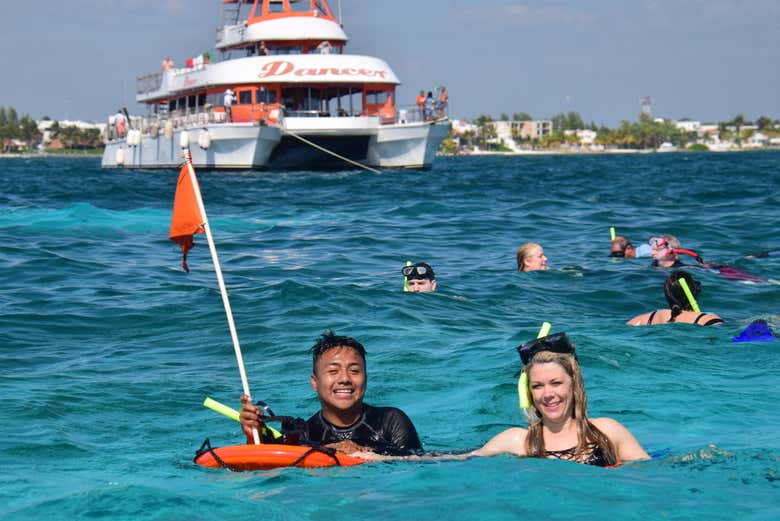Você poderá fazer snorkel