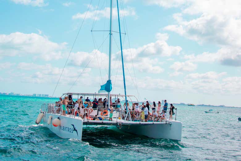 Set sail on a catamaran 