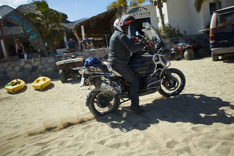 Conduciendo las motos