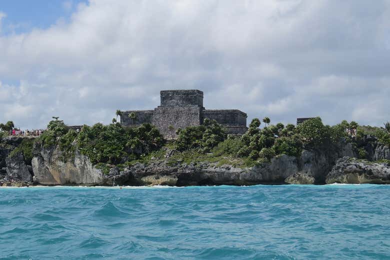 Tulum visto do mar