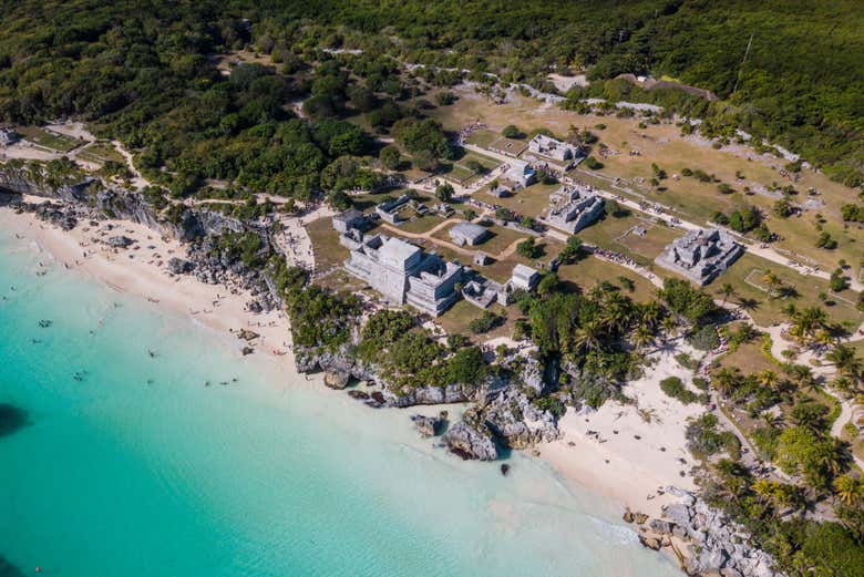 Tulum from above