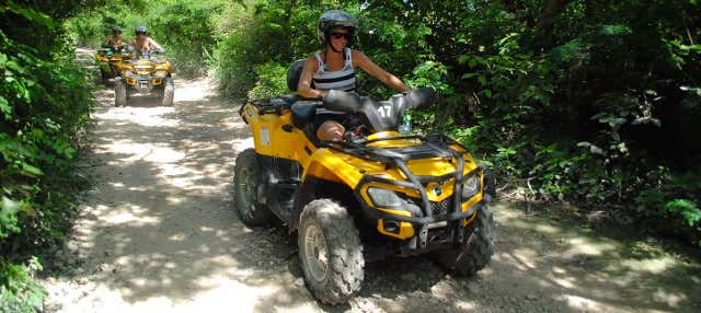 Tour en quad por la selva maya + Circuito de tirolinas
