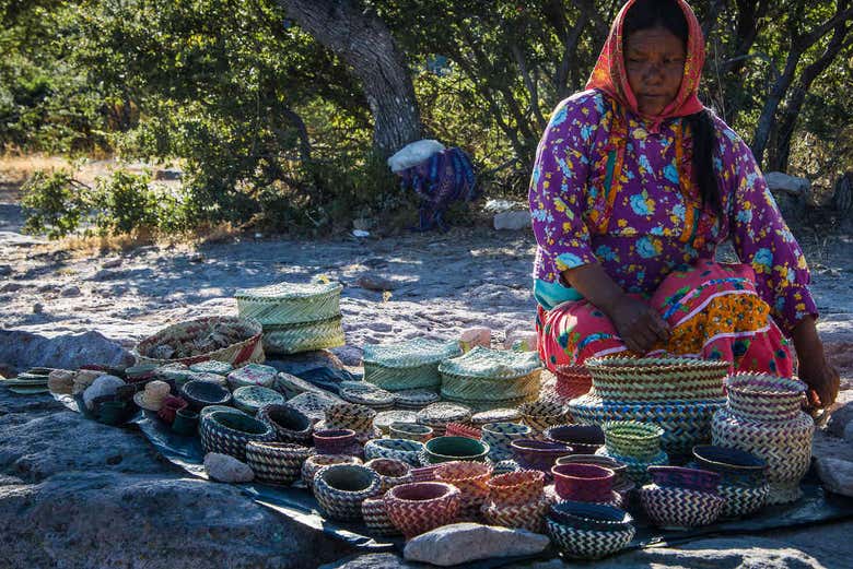 Artesanía típica de Urique, México 