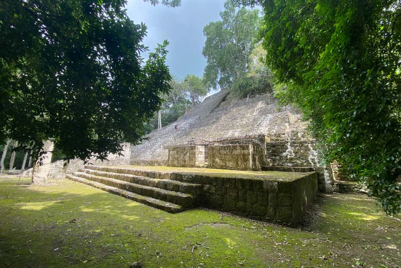 A zona arqueológica de Calakmul