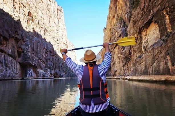 Recorriendo el Cañón del Pegüis