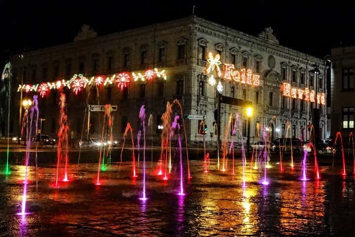 Fuente de aguas danzarinas