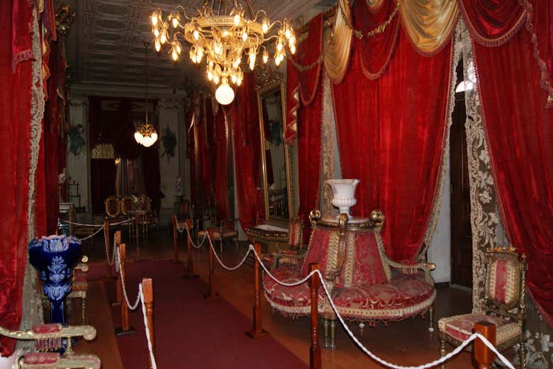 Interior del palacio de Alvarado