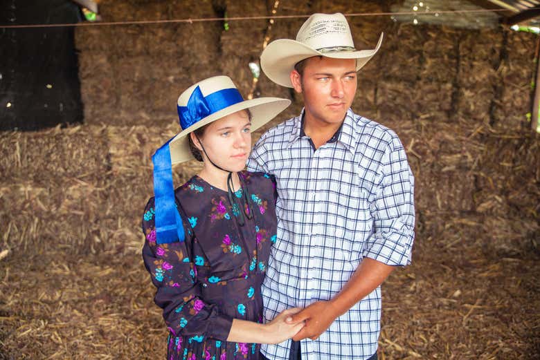 A Mennonite couple