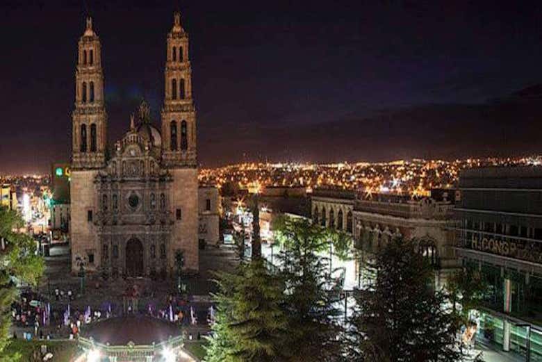 Plaza de Armas de noche