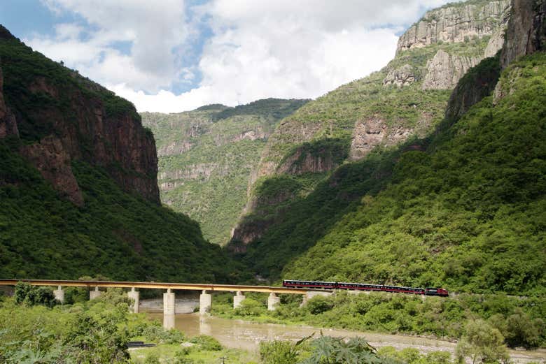 Parajes por los que pasaréis a bordo del tren