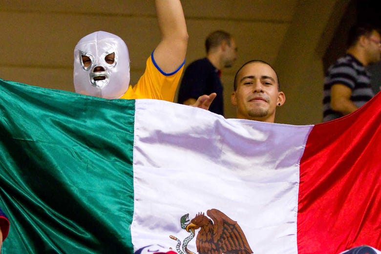 Aficionados de la lucha libre mexicana