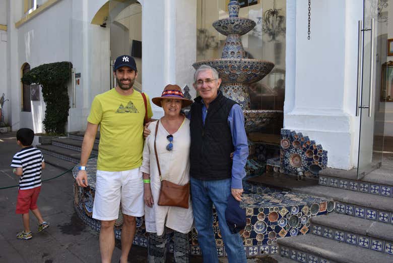 Desfrutando de um dia em família