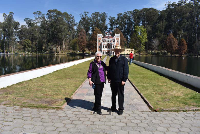 Visitando o castelo inglês da Fazenda de Chautla