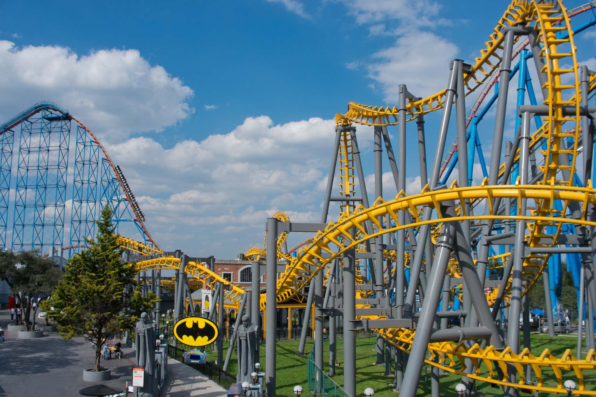 Entrada al parque Six Flags de Ciudad de México