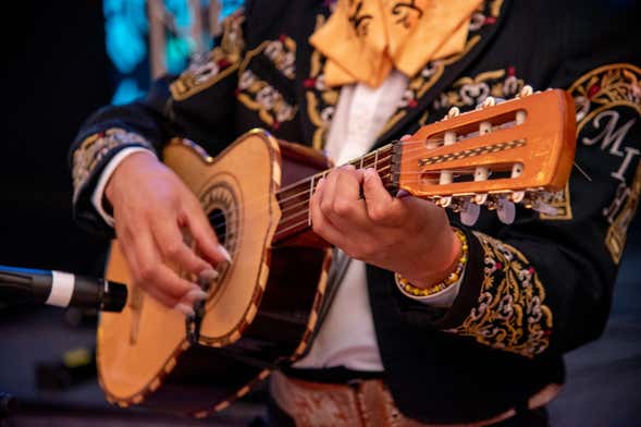 Espectáculo de mariachis en la Plaza Garibaldi