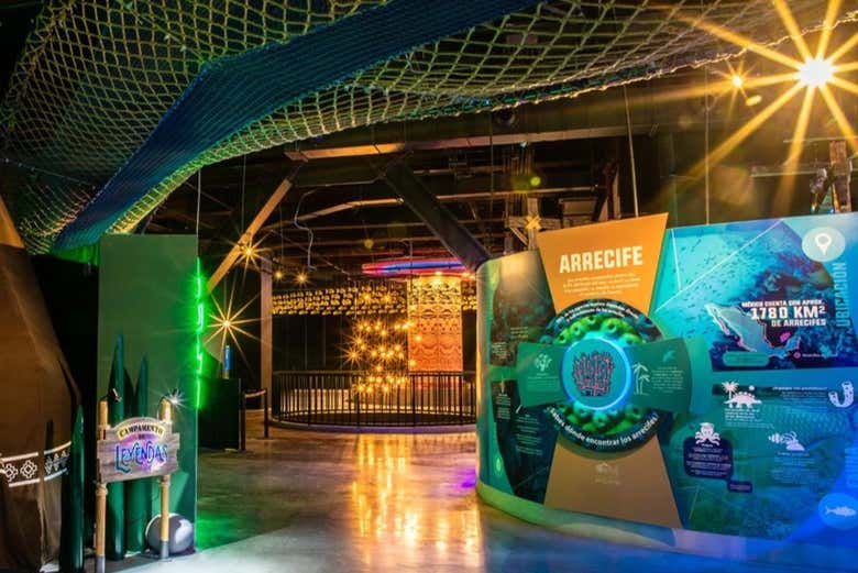 Salles d'exposition à l'aquarium Michin