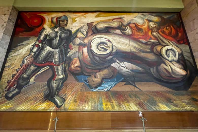 "Apoteose de Cuauhtémoc", de David Alfaro Siqueiros
