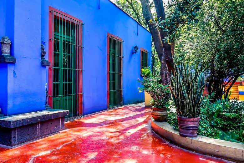 Un pasillo en la Casa Azul